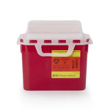 BD Red Sharps Container, 5.4 Quart, 12 x 12 x 4-4/5 Inch, CS/12 – Commercial Storage Supply - Facility Storage & Containers for commercial facility supply