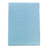 Tidi Blue Procedure Towel, 13 x 18 Inch, CS/500 – Bulk Facility Cleaning Supply - Commercial Wipes & Paper Supplies for commercial facility supply