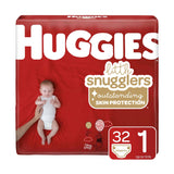 Huggies® Little Snugglers Diaper, Size 1 – Baby Diapers | <ul> <li>Super-absorbent material helps draw away wetness to keep moisture away from baby's delicate skin</li> <li>Narrow crotch allows optimal fit to promote healthy growth and de
