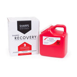 The Sharps Disposal by Mail System Pro-Tec Mailback Sharps Collector, 2 Gallon, 11 x 6 x 9 Inch, CS/12 – Commercial Facility Waste Supply - Facility Waste Management for commercia…